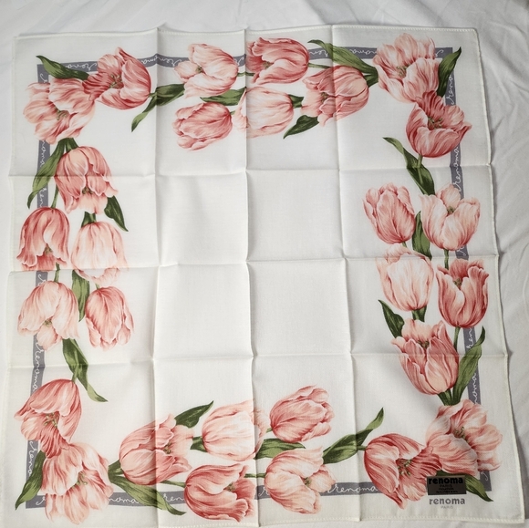 Renoma Paris Handkerchief Cotton Brandnew Authentic - Picture 2 of 6